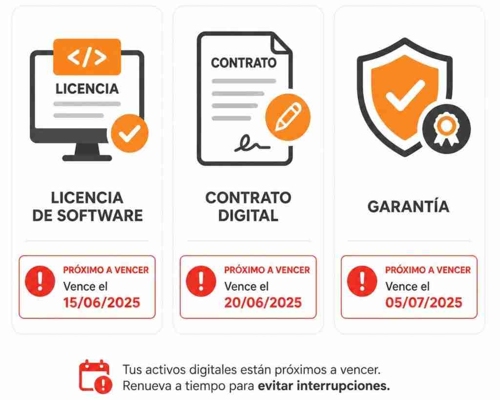 Gestión de activos virtuales y licencias en Ostya.app